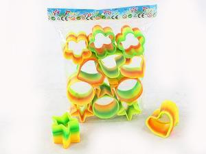 12 EXOTIC RAINBOW RINGS - OBL849721