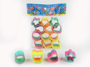 12 HETEROSEXUAL RAINBOW RINGS - OBL849723