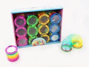 12 3D COVERED RAINBOW RINGS - OBL849745