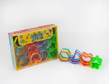 BIG ODD-SHAPED MASH-UP RAINBOW CIRCLE - OBL849777