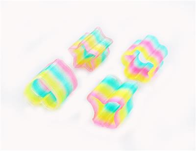 6 DIFFERENT RAINBOW RINGS - OBL849978