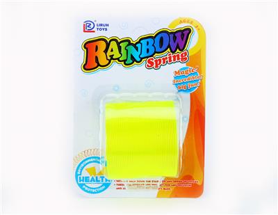 4-COLOR TRANSPARENT SUCTION PLATE RAINBOW RING - OBL850018