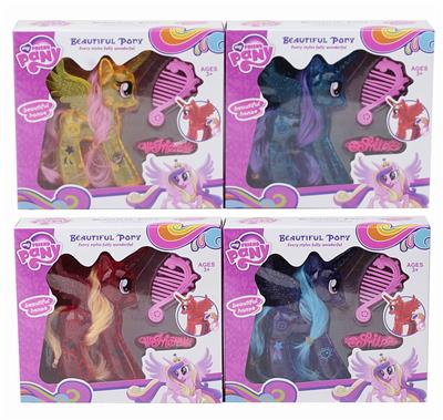 透明灯光小马宝莉配梳夹 - OBL850424