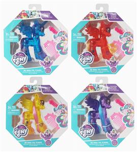 透明闪光小马宝莉配梳夹 - OBL850448