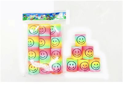 RAINBOW CIRCLE WITH SMILING FACE - OBL850832