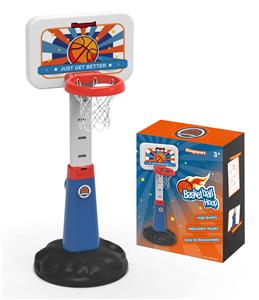 RED AND BLUE SQUARE BOARD BASKETBALL RACK - OBL851195