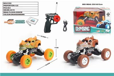 1：22四通遥控车怪兽卡通攀爬车带车头灯 - OBL851315