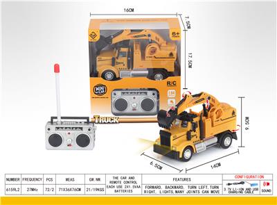 1：64四通遥控工程挖掘机（美式） - OBL851343