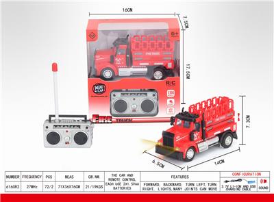 1：64四通遥控升降消防车（美式） - OBL851349