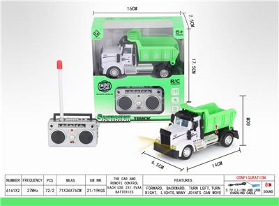 1：64四通遥控环卫卡车（美式） - OBL851367