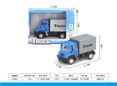 1: 64 RETURN GERMAN CONTAINER TRUCK - OBL851432