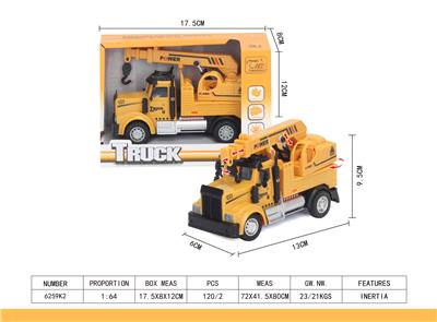 1: 64 RETURN FORCE AMERICAN CONSTRUCTION CRANE - OBL851448