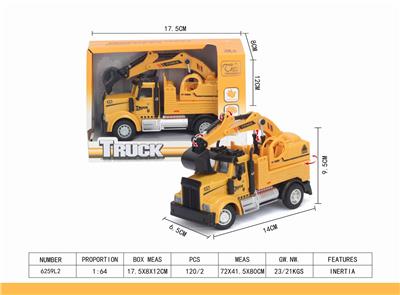 1: 64 BACKFORCE AMERICAN CONSTRUCTION EXCAVATOR - OBL851451