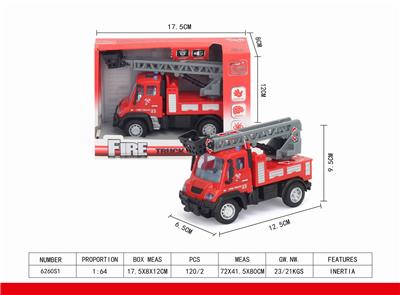 1: 64 RETURN GERMAN LADDER FIRE TRUCK - OBL851459