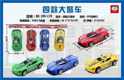 4 HUI FORCE BIG POLICE CAR SINGLE - OBL851623
