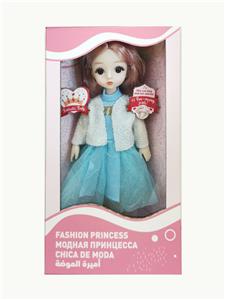 12 INCH 11 JOINT ACTIVE ENGLISH VOICE FASHION DOLL - OBL852001