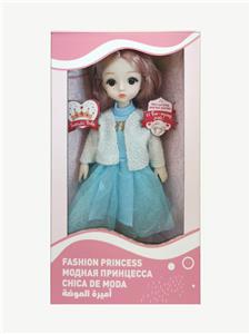 12 INCH 11 JOINT ACTIVITY SPANISH VOICE FASHION DOLL - OBL852015