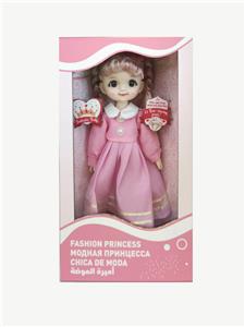 12 INCH 11 JOINT ACTIVITY SPANISH VOICE FASHION DOLL - OBL852026