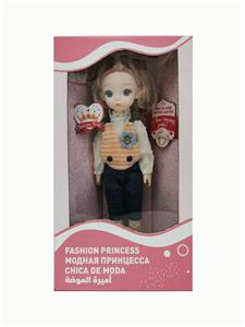 12 INCH 11 JOINT ACTIVITY SPANISH VOICE FASHION DOLL - OBL852041