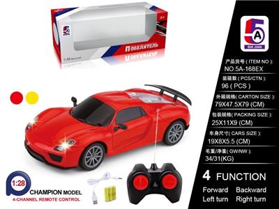 RUSSIAN 1:28 PORSCHE REMOTE CONTROL CAR (EN-ELECTRIC) - OBL852269