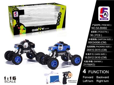 1:16 PICKUP POLICE CAR OFF-ROAD CLIMBER (PACK ELECTRIC) - OBL852330