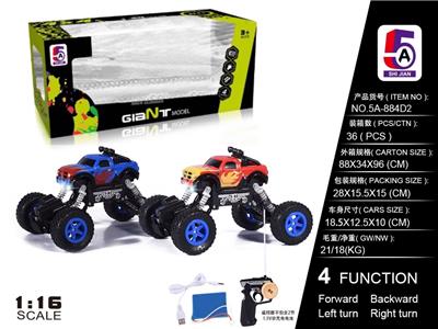 1:16 Pickup Graffiti Off-Road Climber (Packed) - OBL852342