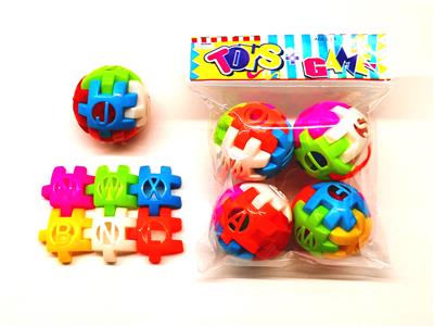 DIY SELF LOADING TOYS. BUILDING BLOCK BALL (4 PIECES) - OBL852524