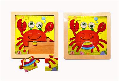 JIGSAW. CRAB (HIGH GRADE PURE WOOD, 9 GRIDS) - OBL852573