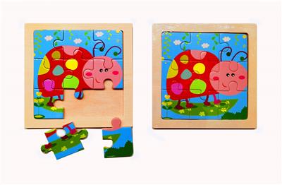 JIGSAW. BEETLE (9-GRID HIGH-GRADE PURE WOOD) - OBL852576