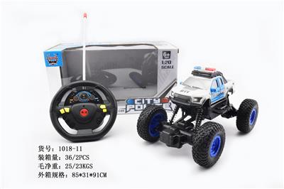 四通的士头警车攀爬车 - OBL852764