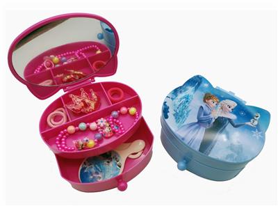 超大两层化妆品盒首饰套装 - OBL852908