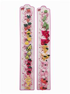 头绳（10对/长卡）水果 - OBL852933