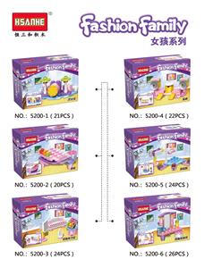 女孩系列六款混装 - OBL852959