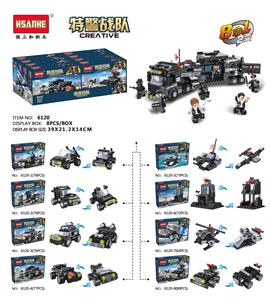 八合一特警战队(盒8只) - OBL852985