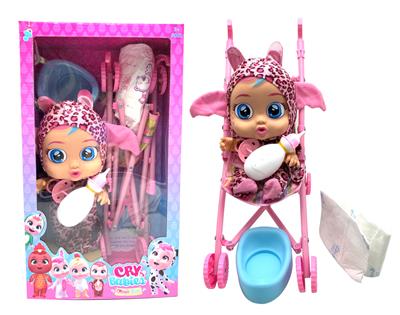 14 INCH ENAMEL CRYING DOLL - OBL853502