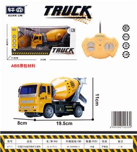 1:36四通灯光遥控搅拌工程车 - OBL853868