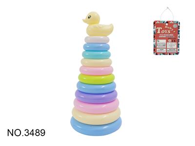 十一层吹瓶套圈       （大黄鸭)马卡龙色 - OBL853950