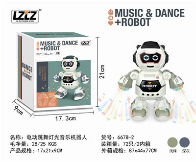 ELECTRIC DANCING LIGHT MUSIC ROBOT - OBL854084