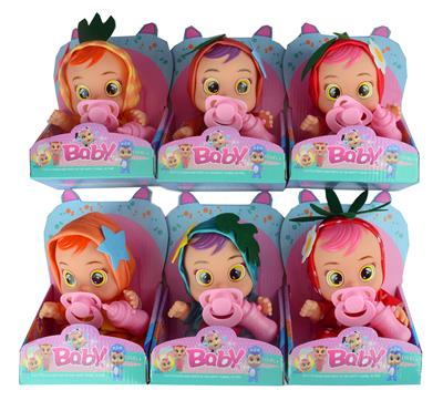 10 INCH ENAMEL TAPE CONCERT TEARFUL FRUIT CRYING DOLL - OBL854476