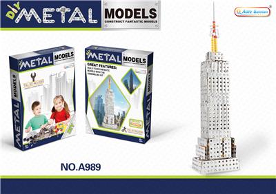 Metal assembly Empire State Building 607pcs - OBL855078