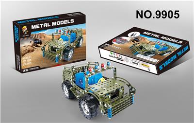 METAL INTELLIGENCE SELF-LOADING JEEP 270PCS - OBL855086