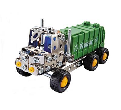 Metal intelligence assembled sanitation vehicle 141pcs - OBL855107