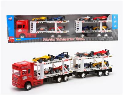 惯性双层拖头车2节（载8只F1) - OBL855217