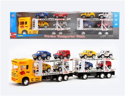 惯性双层拖头车2节（载8只悍马） - OBL855219