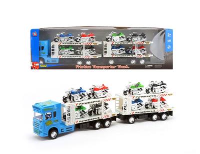 惯性双层拖头车2节(载8只哈雷） - OBL855224