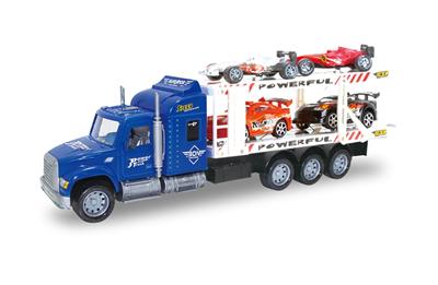 惯性双层拖头车（载2只赛车2只F1) - OBL855242