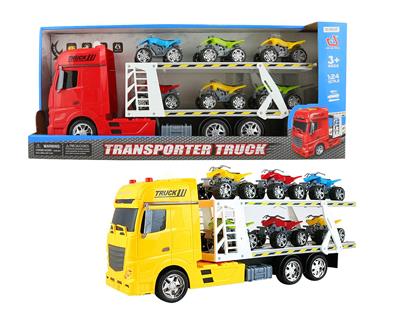 早教灯光声音惯性运输车（载6只沙滩摩托） - OBL855278