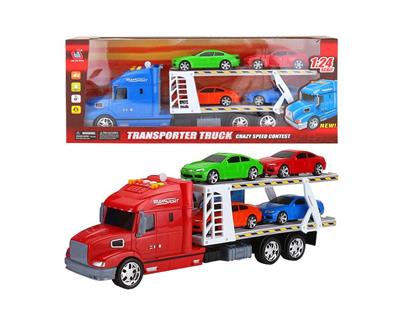 早教灯光声音惯性运输车（载4只宝马） - OBL855279