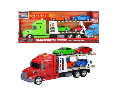 早教灯光声音惯性运输车（载4只宝马） - OBL855284