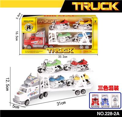 惯性双层拖头车拖4只滑行哈雷摩托 - OBL855409